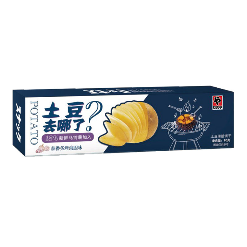 玖光亭 土豆去哪了 蒜香炙烤海胆味 Pavilion Potato Crackers-Nori Flavour 90g