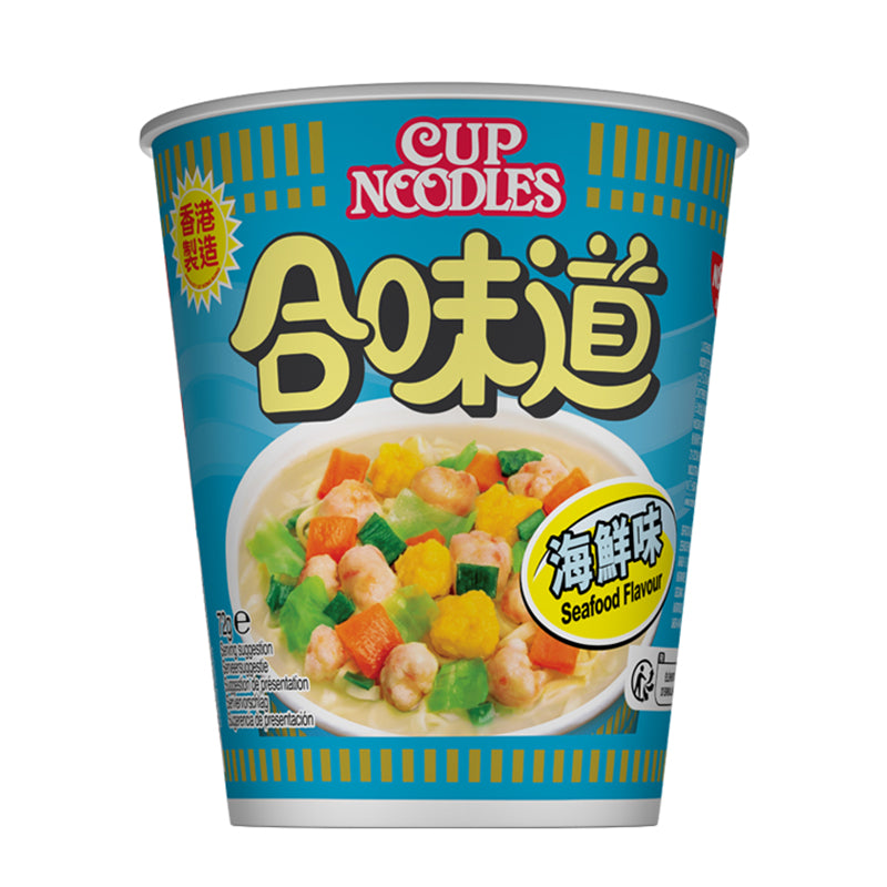 合味道 海鲜面 HK Nissin Cup Noodle - Seafood 72g