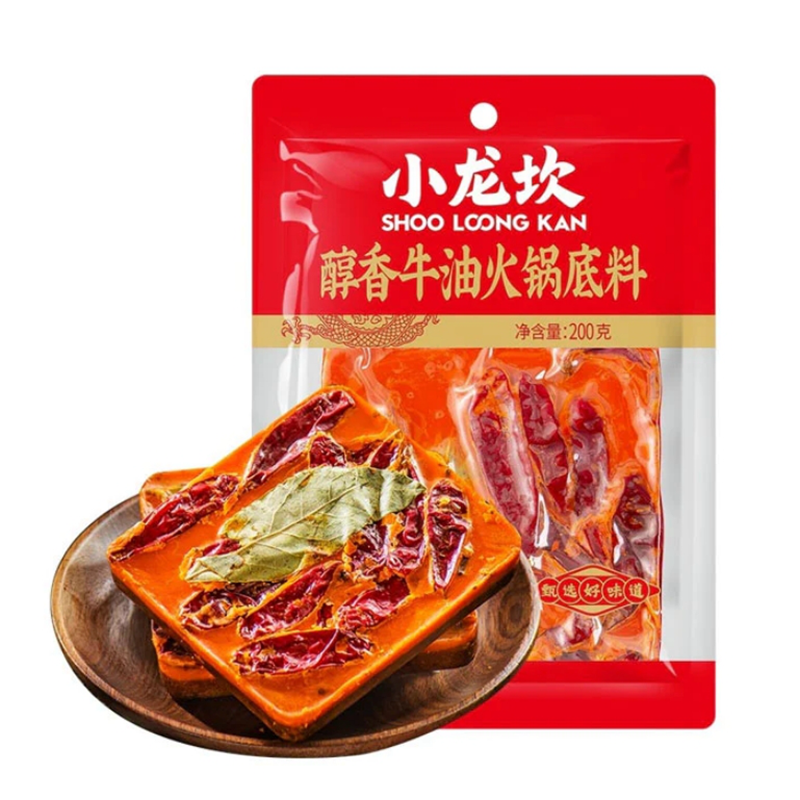 小龙坎 醇香牛油火锅底料 Spicy Beef Hot Pot Seasoning 200g