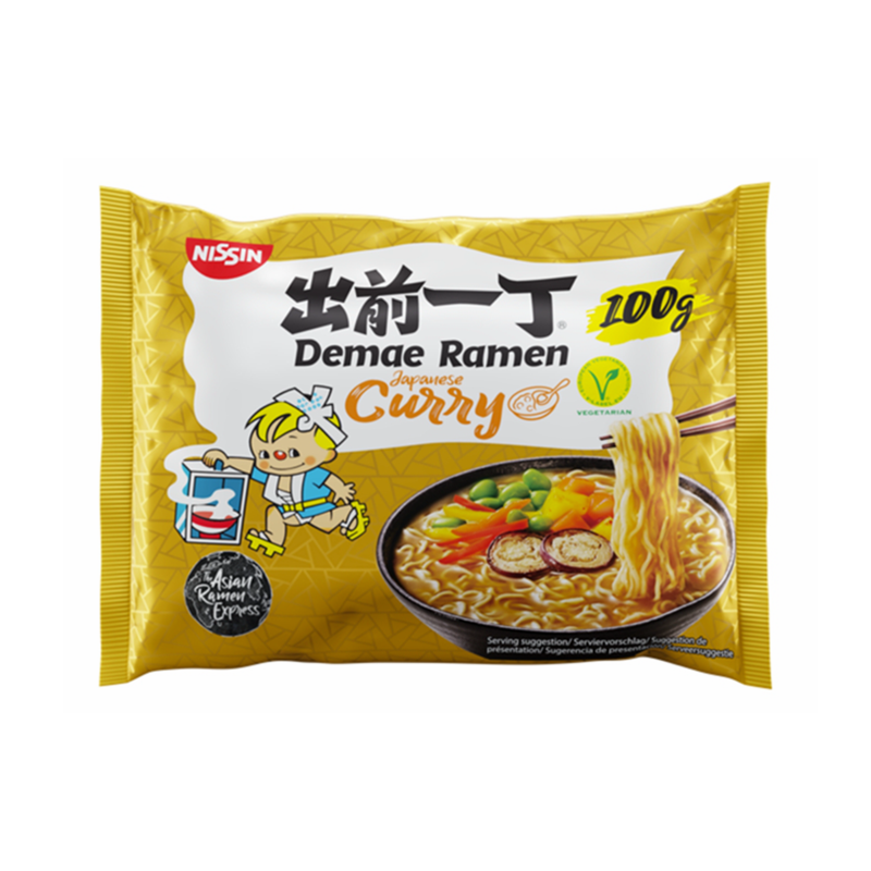 出前一丁 日式咖喱面 Nissin Demae Ramen Japanese Curry 100g