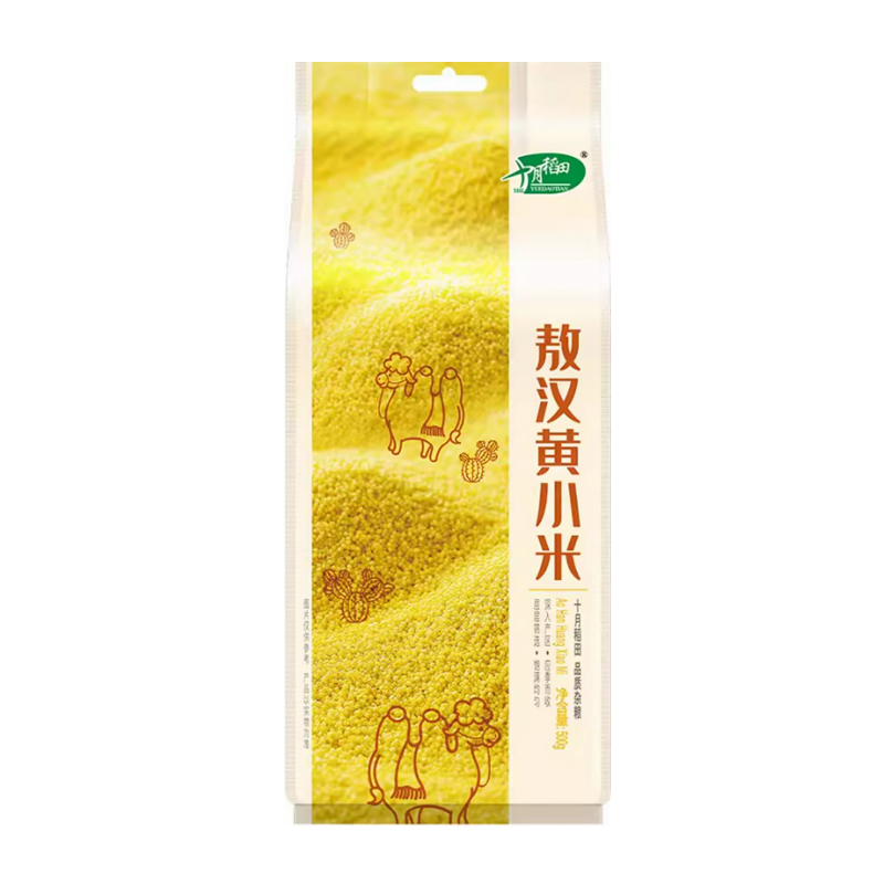 十月稻田 敖汉黄小米 Aohan Yellow Millet 500g