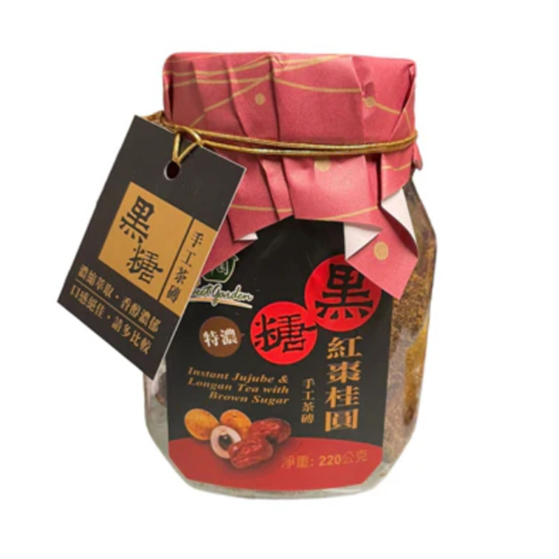 乡园 特浓黑糖红枣桂圆 Sweet Garden Jujube & Longan with Brown Sugar 220g