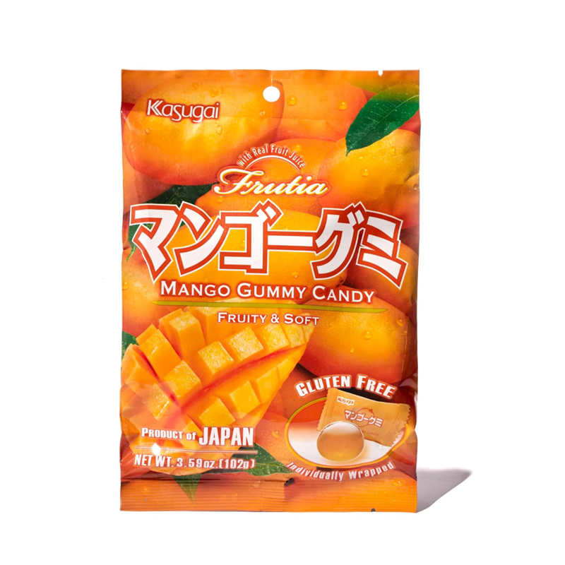 春日井 Frutia芒果软糖 Frutia Gummy Candy Mango 102g