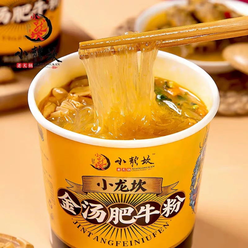 小龙坎 金汤肥牛粉 Sweet Potato Noodles With Golden Soup Beef Flavour 126g