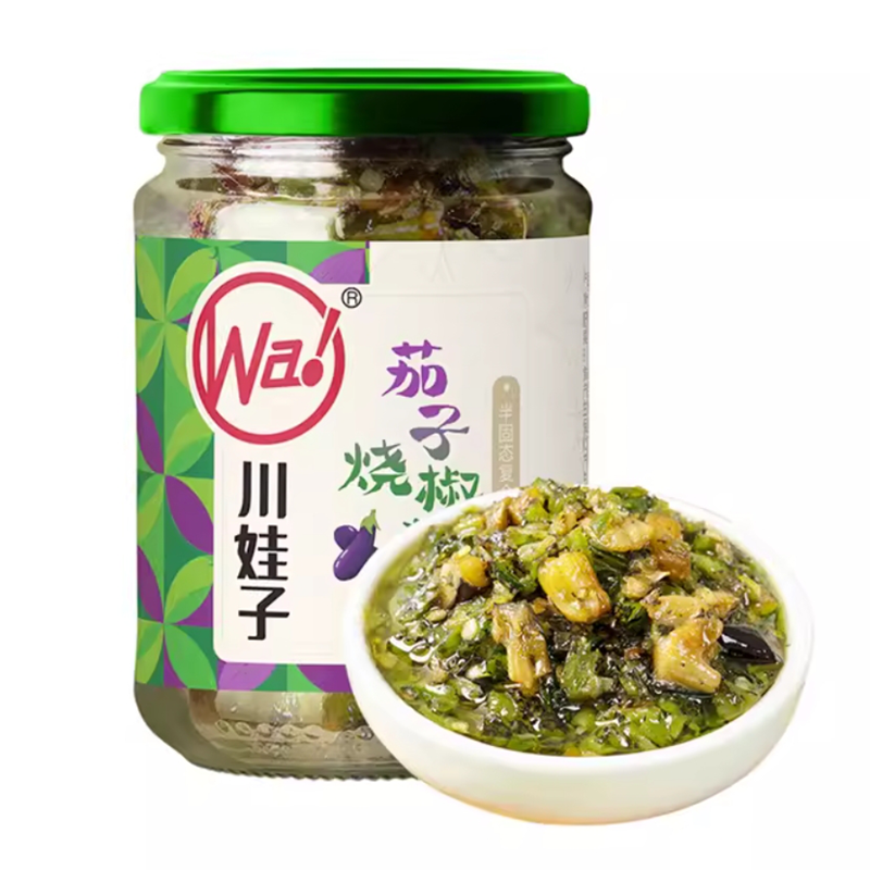 川娃子 茄子烧椒酱 Chilli Sauce With Eggplant 235g