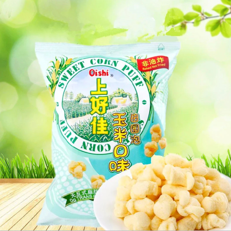 上好佳 田园泡 玉米味 Oishi Corn Puffs 40g