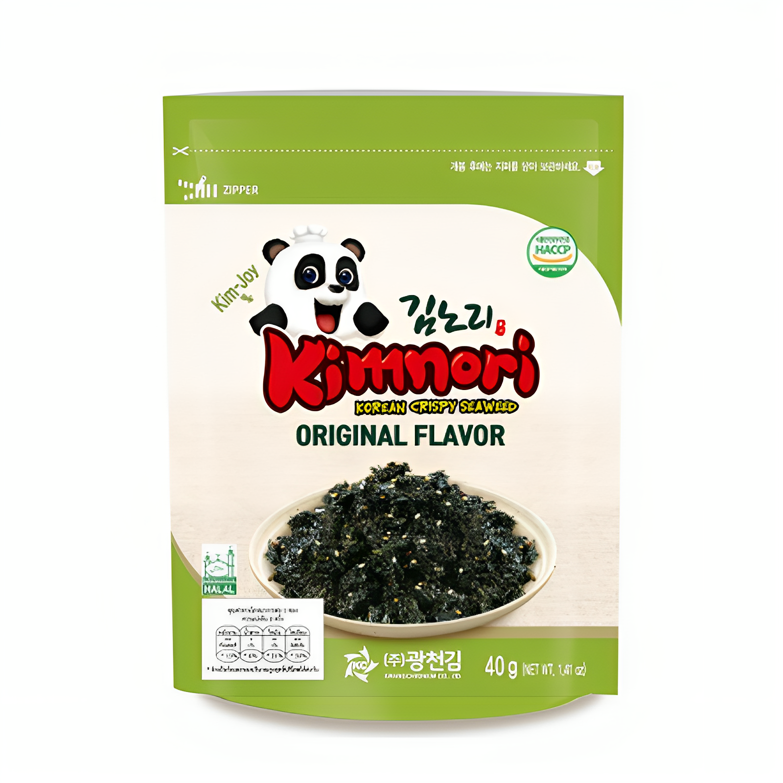 KIMNORI 原味脆海苔 Korean crispy seaweed-Original 40g