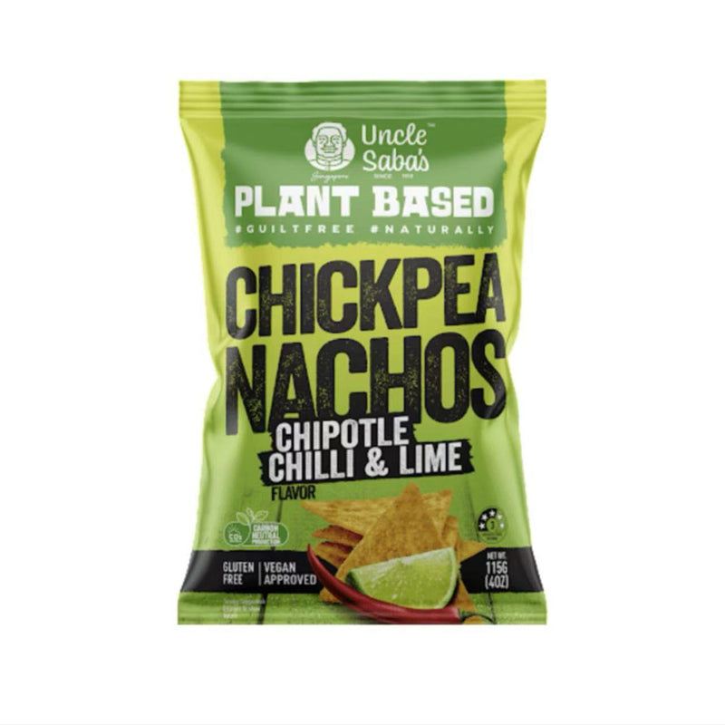 Uncle Saba's Chipotle Chilli&Lime Chickpea Nachos 115g