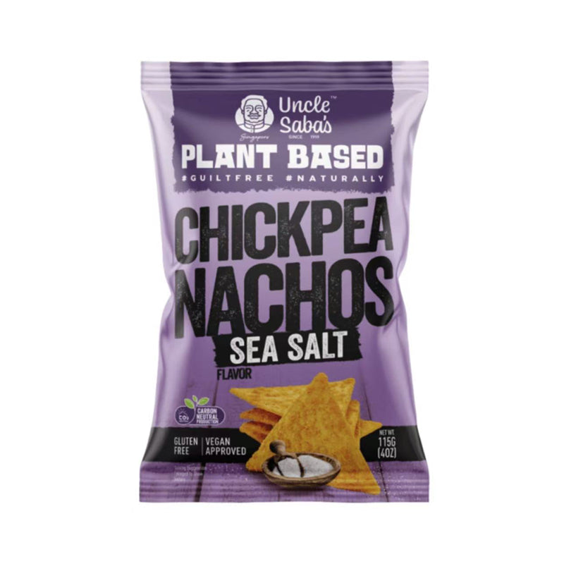 Uncle Saba's Sea Salt Chickpea Nachos 115g