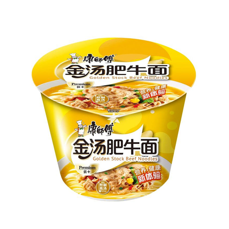 康师傅 经典金汤肥牛面（桶装）Golden Stock Beef Noodles（Bowl）