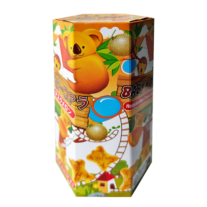 （临期2025.03.01）Golden Lily 熊仔餅 哈密瓜味 Baby Koala Cream Filled Biscuits-Honeydew Melon Flavour 38g