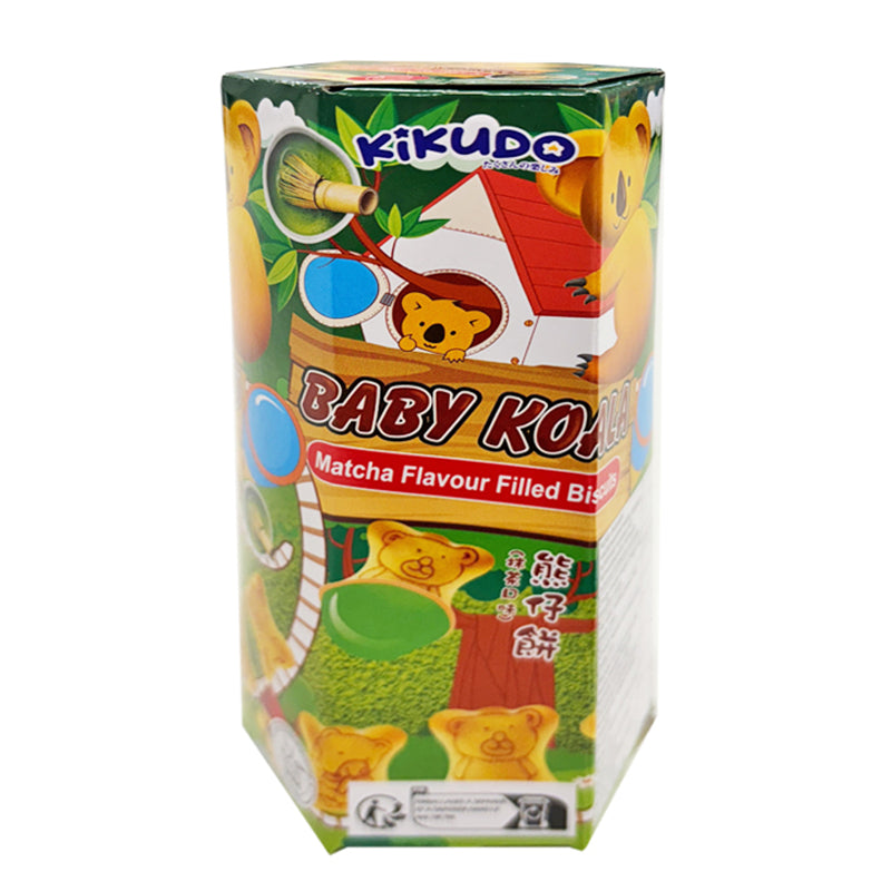 Golden Lily 熊仔餅 抹茶味 Baby Koala Cream Filled Biscuits-Matcha Flavour 38g