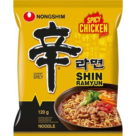 辛 鸡肉拉面 Instant Noodles Shin Ramyun Chicken 120g