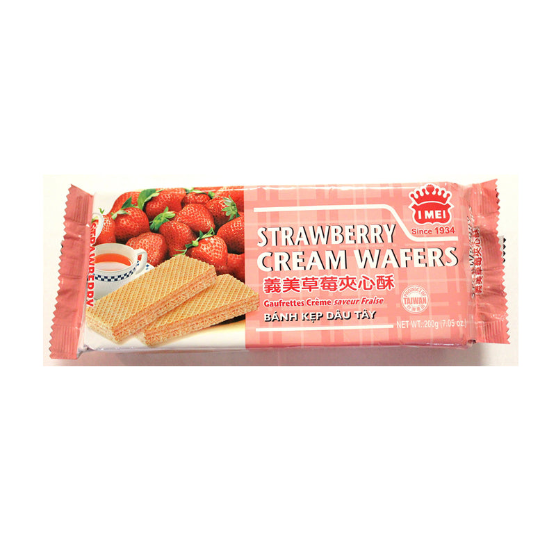 义美 草莓夹心酥 Cream Wafer - Strawberry 200g