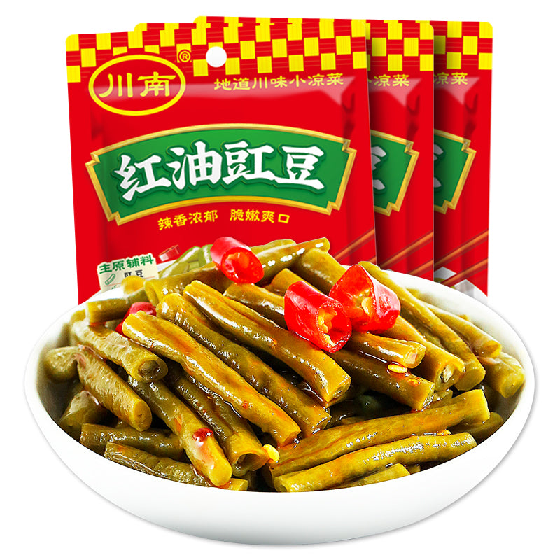 川南 红油豇豆 SweetSour Cowpea with Chili Oil 81g