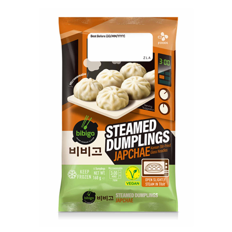 ❄️Bibigo Mixed Vegetable Packs er kun tilgjengelig for henting eller levering på lager BIBIGO Steamede dumplings 6stk-Japchae 168g!