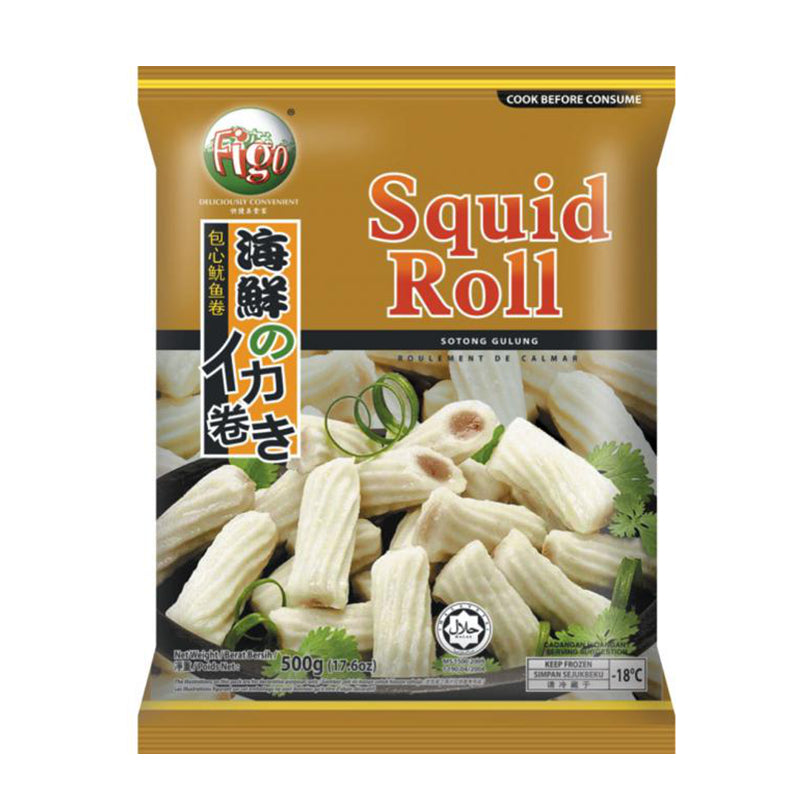 ❄️ FIGO 包心鱿鱼卷 限仓库自取或配送! Squid Roll 500g