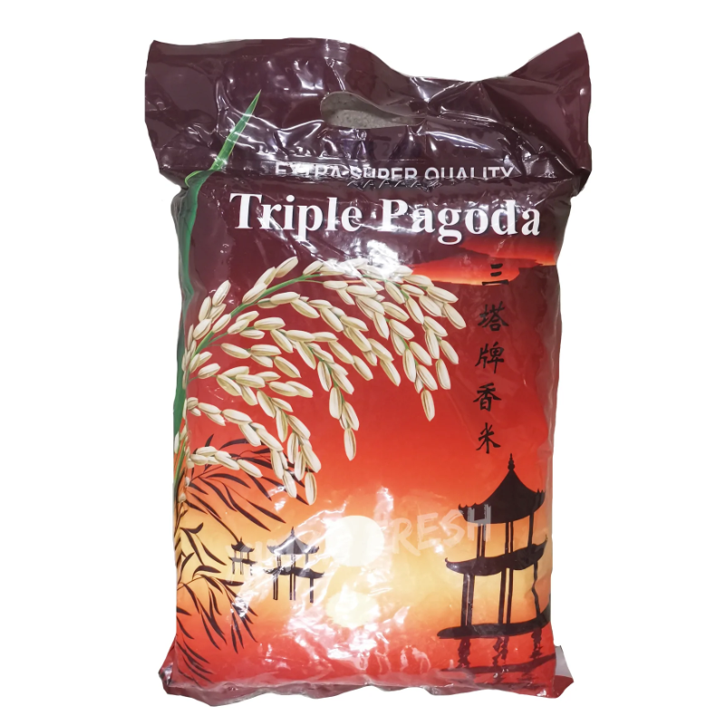 泰国 三塔茉莉香米(5A级) Triple Pagoda Jasmine Rice 4.5kg