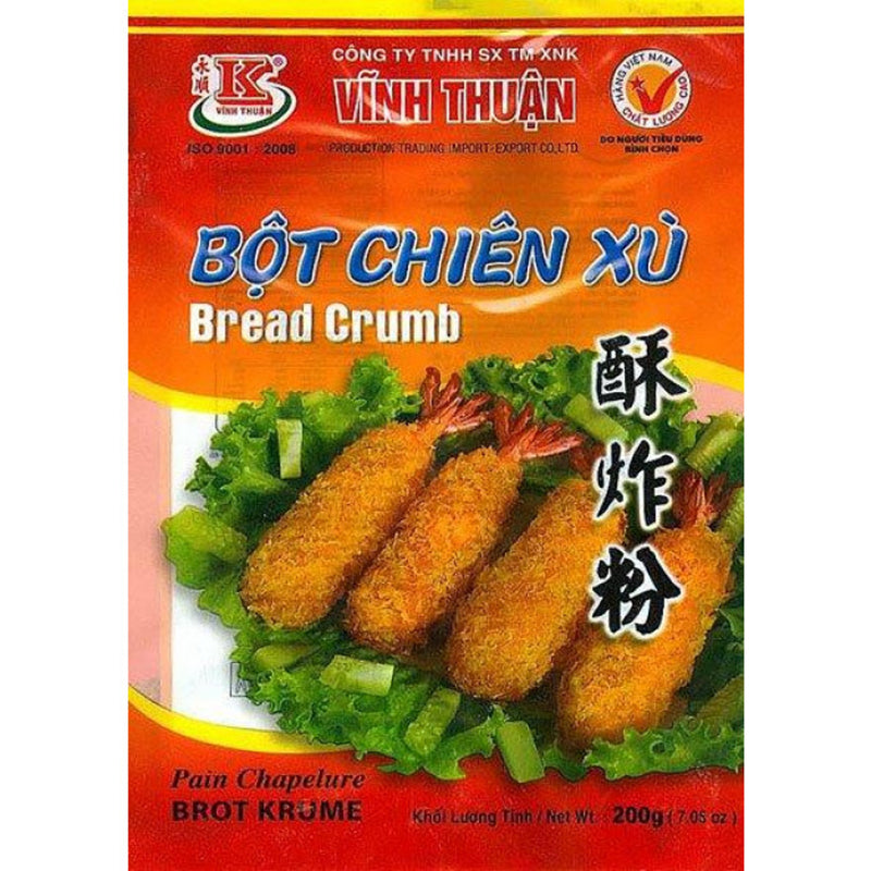 VINH THUAN  酥炸粉 (面包糠) Bot Chien Xu Bread Crumbs 200g