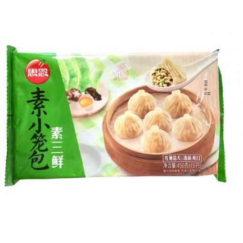 ❄️思念 素三鲜小笼包 限仓库自取或配送! Xiao Long Bao Mixed Vegetables 450g