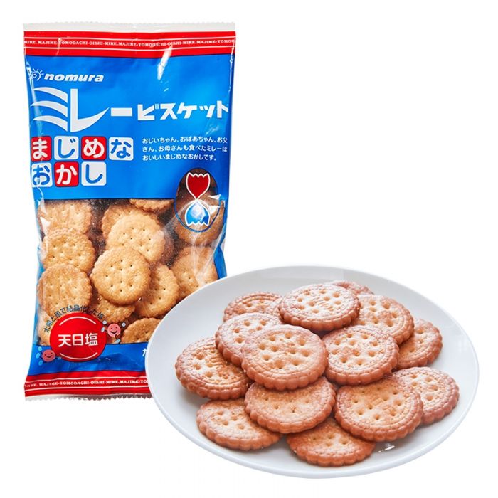 （临期2025.01.27）临期日本 野村粗粮饼干 Nomura Biscuit Salt Flavor 130g